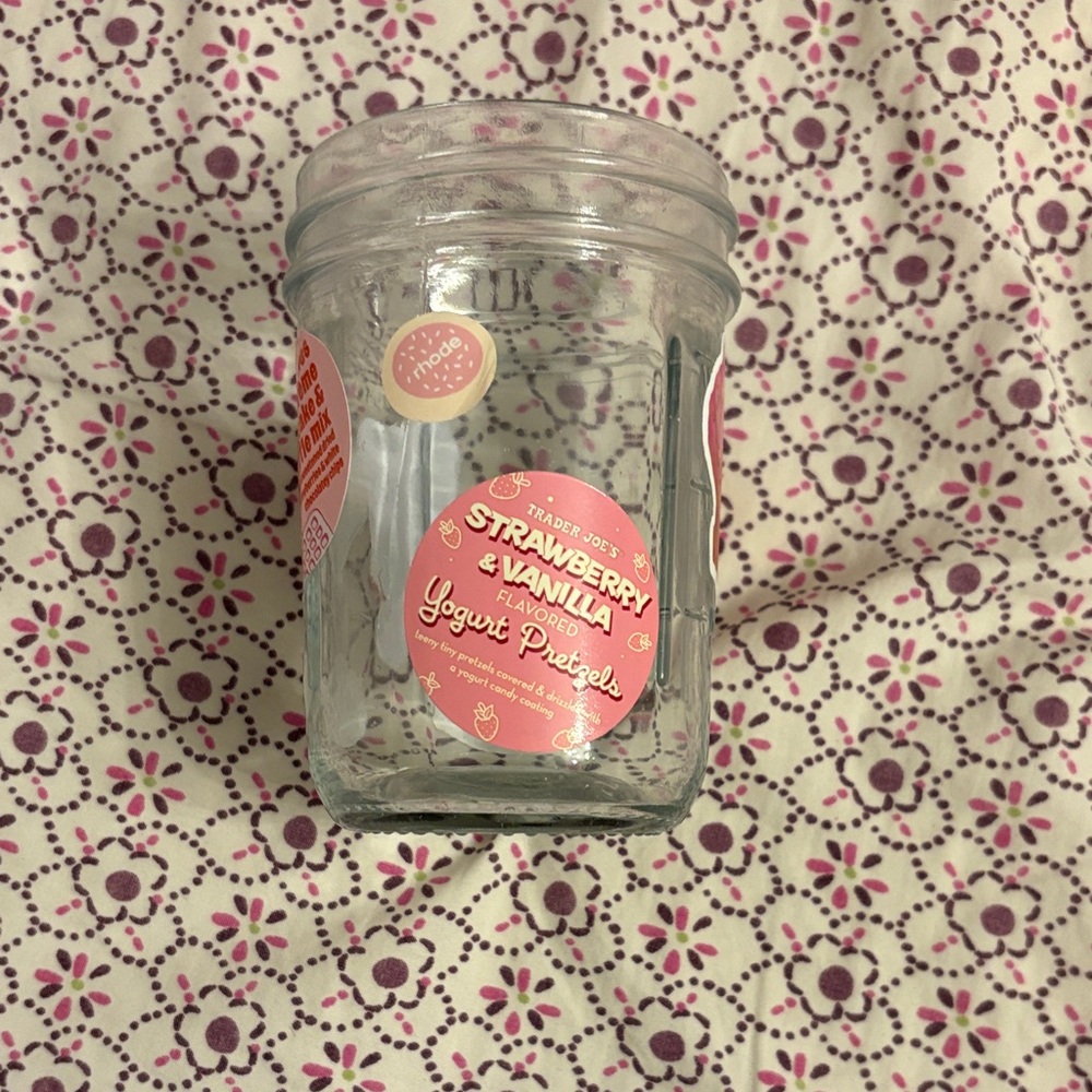 Custom sticker Strawberry Jar